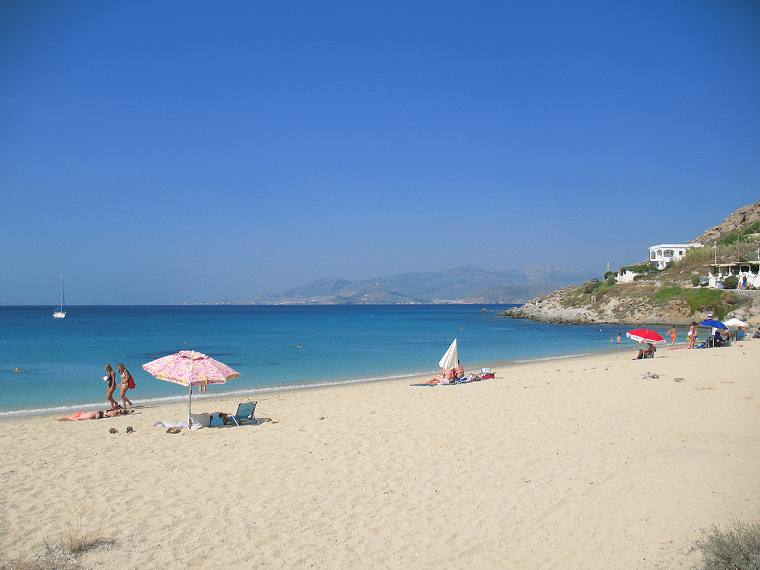 Agios Prokopios Beach in Naxos